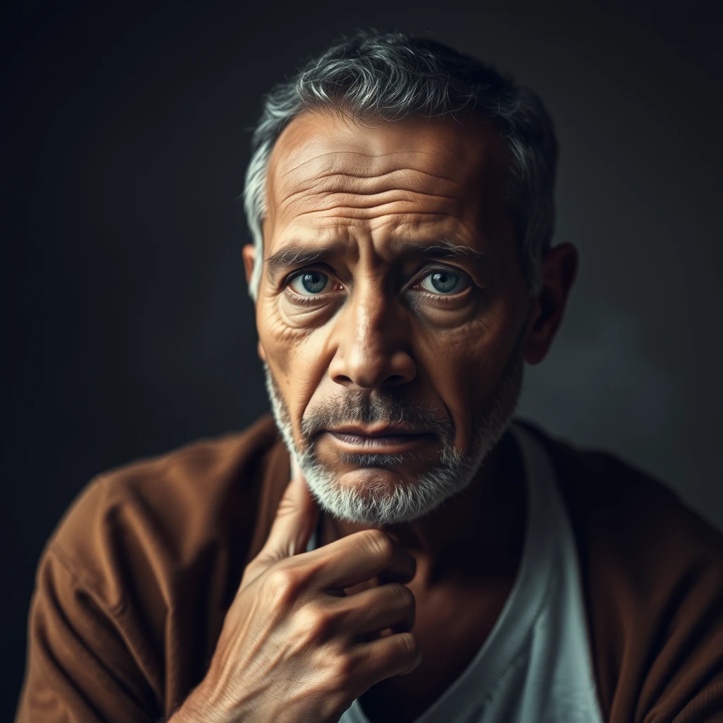 Studio portrait photography